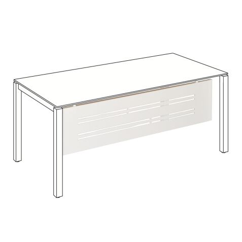Voile de fond métal L 120 x H 30 cm - Team Line
