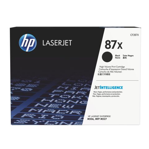 Tóner negro HP 87X Original de alta capacidad (CF287X) 18.000 páginas