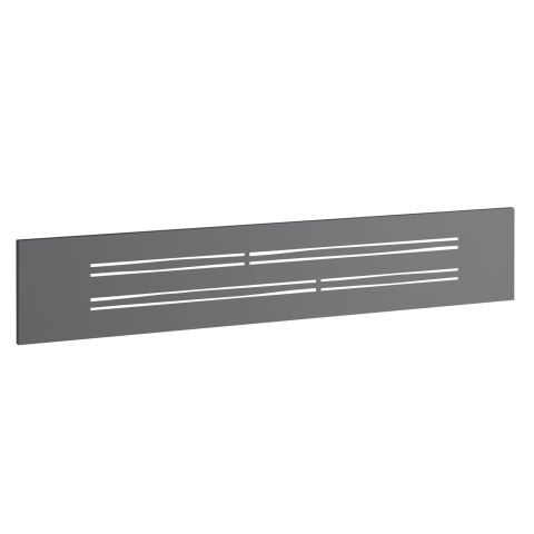 Panel de fondo para escritorio Arko 180 cm gris antracita