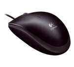 Ratón con cable B100 Logitech color negro