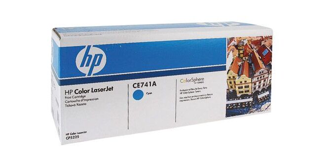 HP 307A - CE741A toner cyan