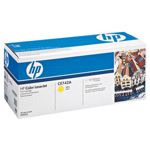 Tóner HP 307A / CE742A Amarillo