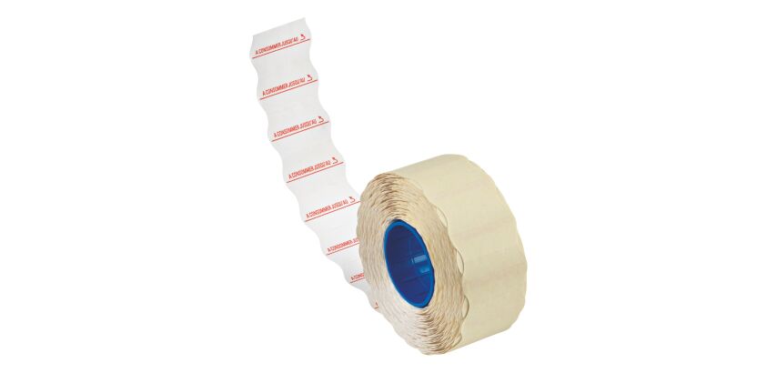 Rolle mit 1200 Etiketten "A consommer jusqu'au" 26 x 16 mm Sato Judo