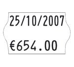 Etiquettes 26 x 16 mm Sato Judo blanches - Rouleau de 1200