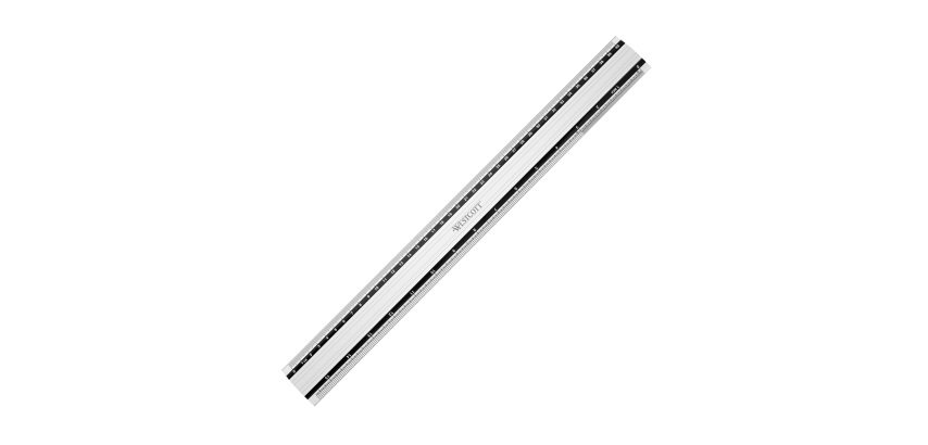 Safetool flat desk ruler 40cm