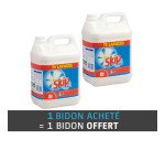 Pack promo 1 acheté + 1 gratuit lessive liquide Skip professionnel - Bidon de 5 litres