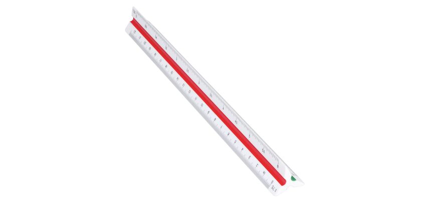 Skalalineal Staedtler Mars 561 mit Skala 1:20 - 1:125