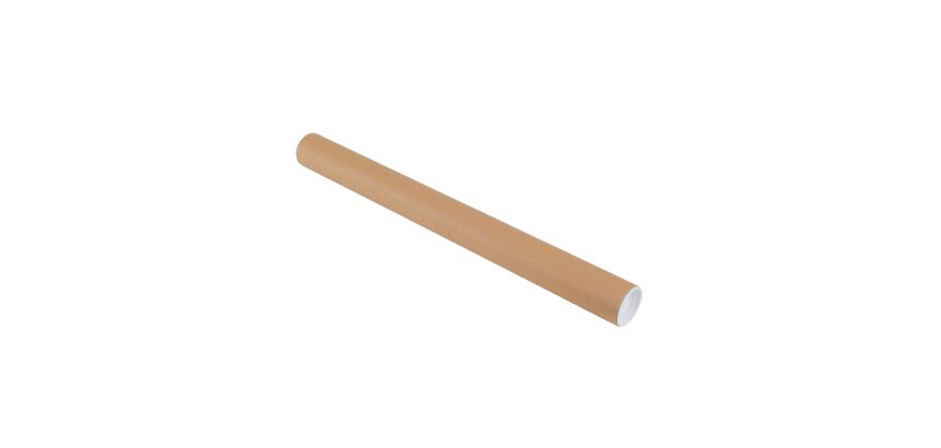 Tube rond en carton Ø 40 mm x L 43 cm - boîte de 50