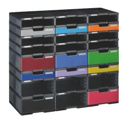 Klasseerblok 24 standaard vakken Modulodoc Exacompta grijs