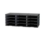 Trieur 12 cases standards Modulodoc Exacompta gris