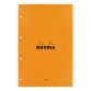 Bloc bureau Rhodia N°119 format A+ 21 x 31,8 cm perforé 4 trous ligné 80 feuilles