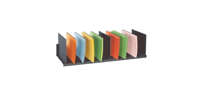 Trieur de classement 10 séparations réglables couleur