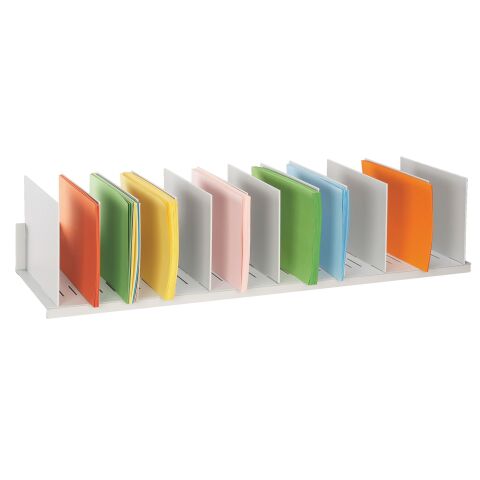 Organizador con separadores verticales regulables An 103 cm Gris
