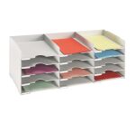 Bloc classeur 15 cases pour armoire - L 73 cm