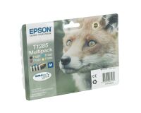 Pack van 4 cartridges Epson T1285 zwart + kleur