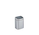 Poubelle 10 litres Brabantia Touch-bin rectangle inox brillant