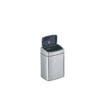 Poubelle 10 litres Brabantia Touch-bin rectangle inox brillant