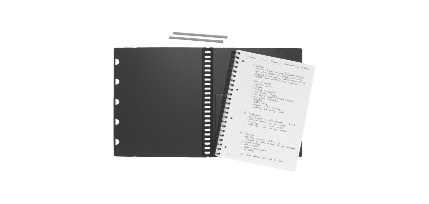 Recharge cahier spirales Rhodia Exabook A4+ 22,5 x 29,7 cm - grands carreaux - 160 pages