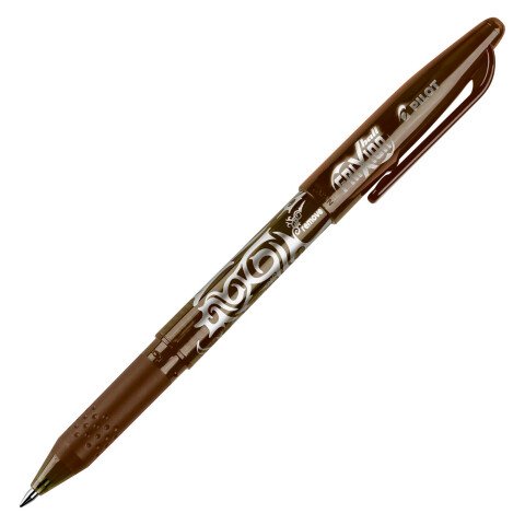 Roller Pilot Frixion ball borrable con capuchón Marrón