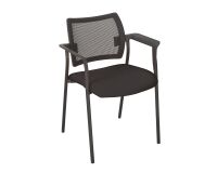 Silla Yota respaldo malla patas negras