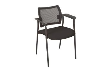 Silla Yota respaldo malla patas negras