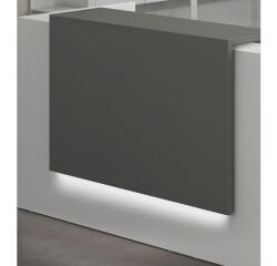 LED lighting for front side of reception desk Jana