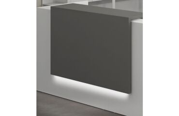 LED lighting for front side of reception desk Jana