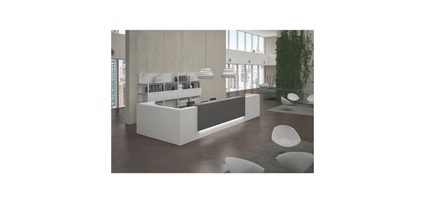 Banque d'accueil d'angle Jana