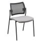 Chaise Amets - dossier filet, piètement métal