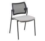 Chaise Amets - dossier filet, piètement métal