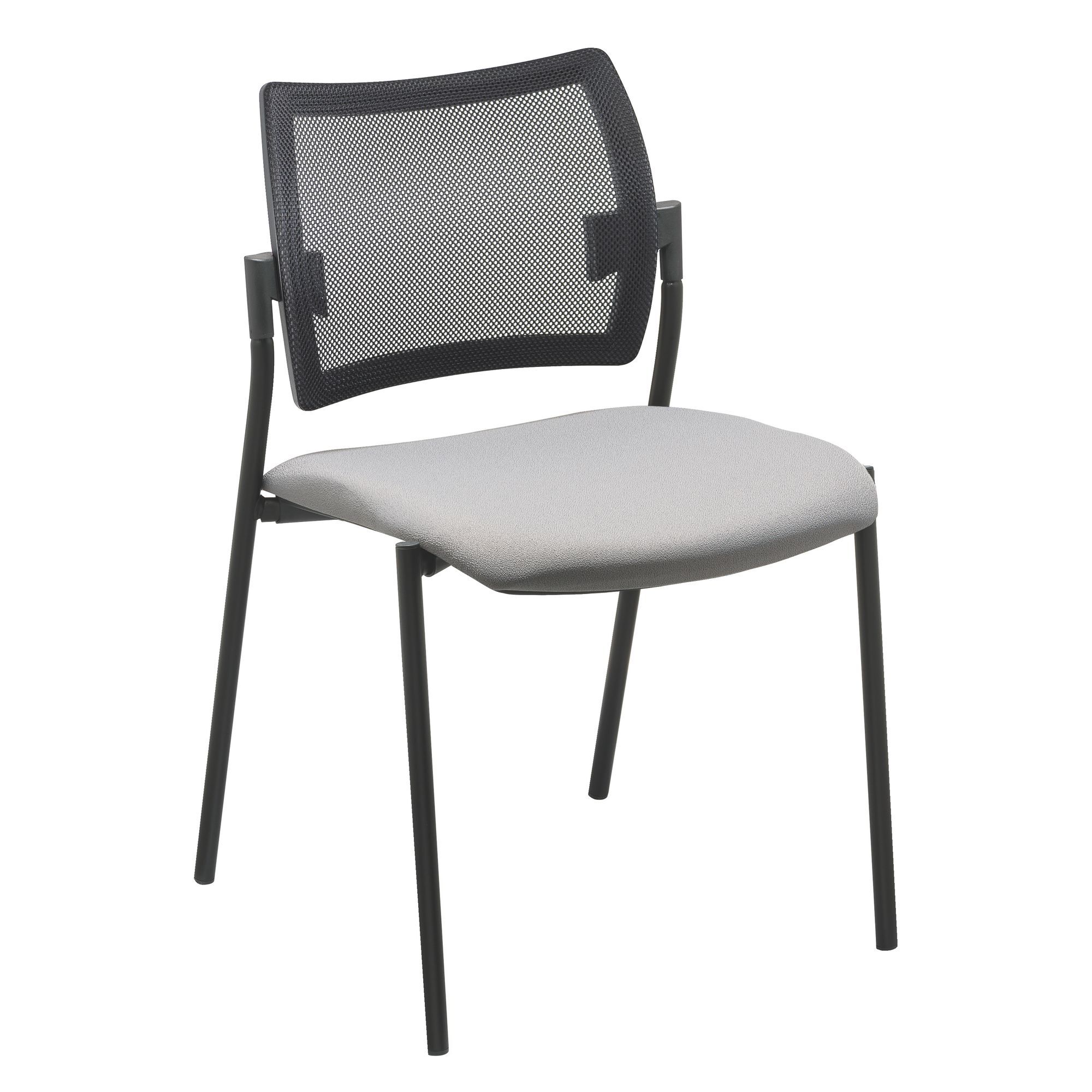 Chaise YOTA - dossier maille noir