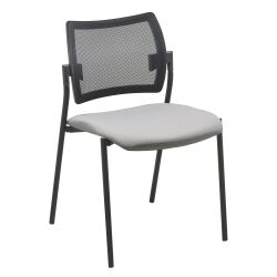 Chaise YOTA - dossier maille noir
