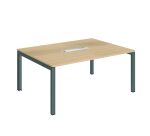 Table de réunion L 160 x P 120 cm piètement métal avec top access Arko