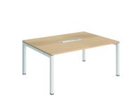 Mesa de reunión Arko roble 160 x 120 cm con top access