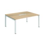 Table de réunion chêne clair Team Line