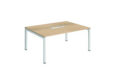 Table de réunion L 160 x P 120 cm piètement métal avec top access Arko