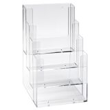 Présentoir de table 4 cases Taymar A5 transparent