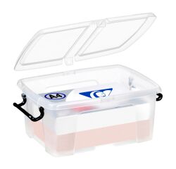 Aufbewahrungsbox Plastik 12 L Strata transparent