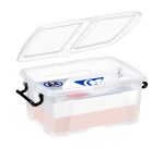 Boîte de rangement en plastique Strata - 12 litres - dim : H 29,5 x L 40,5 cm