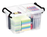 Caja de almacenamiento apilable de plástico CEP Strata - 6 L