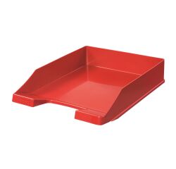 Bandeja de correo Bruneau cantos rectos rojo