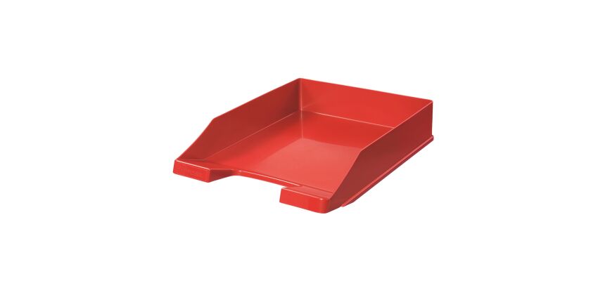 Bandeja de correo Bruneau cantos rectos rojo