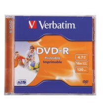 DVD-R Verbatim 4,7 Go boitier standard 16x