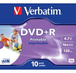 DVD+R Verbatim 16x bedrukbaar