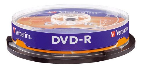 Spindel 10 DVD-R Verbatim 16x