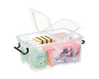 Caja de almacenamiento apilable de plástico CEP Strata - 12 L