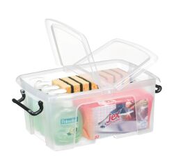 Caja de almacenamiento apilable de plástico CEP Strata - 12 L
