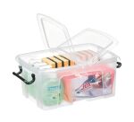 Boîte de rangement en plastique Strata - 12 litres - dim : H 29,5 x L 40,5 cm