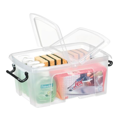 Caja de almacenamiento apilable de plástico CEP Strata - 12 L