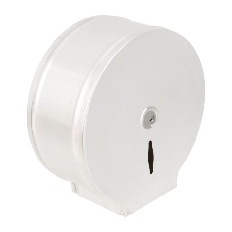 Dispenser for toilet paper jumbo JVD white metal